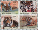 Tigers Stamp Wild Animal Panthera Tigris Souvenir Sheet MNH #6236-6239