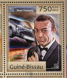 James Bond Stamp Pierce Brosnan Sean Connery Roger Moore S/S MNH #6347-6350