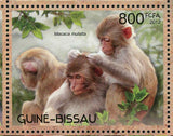 Primates Stamp Oreonax Flavicauda Pan Troglodytes Souvenir Sheet MNH #6231-6234