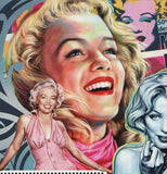 Marilyn Monroe Stamp Joe DiMaggio Actress Hollywood S/S MNH #6096 / Bl.1081