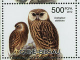 Owls Stamp Birds Bubo Nipalensis Sceloglaux Albifacies S/S MNH #6057-6060