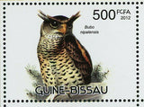 Owls Stamp Birds Bubo Nipalensis Sceloglaux Albifacies S/S MNH #6057-6060