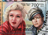 Marilyn Monroe Stamp Clark Gable Marlon Brando Souvenir Sheet MNH #6092-9095