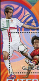 Soccer Stamp Cristiano Ronaldo Pique David Silva Souvenir S. MNH #6144 / Bl.1089