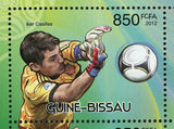 Soccer Stamp Iker Casillas Fabio Coentrao Xabi Alonso S/S MNH #6140-6143