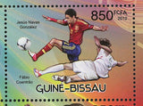 Soccer Stamp Iker Casillas Fabio Coentrao Xabi Alonso S/S MNH #6140-6143