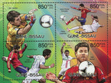 Soccer Stamp Iker Casillas Fabio Coentrao Xabi Alonso S/S MNH #6140-6143