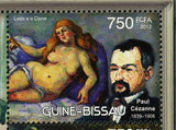 Edgar Degas Stamp Paul Cezanne Claude Monet Pierre Auguste Renoir S/S MNH #6012