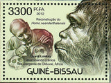 Prehistoric Humans Stamp Habilis Neanderthalensis Lewis Leakey S/S MNH #5977