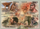 Prehistoric Humans Stamp Neanderthal Homo Erectus Fossil S/S MNH #5981/Bl.1058