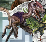 Charles Darwin Stamp Dinosaur Tyrannosaurus Rex Guanlong S/S MNH #6051 / Bl.1072
