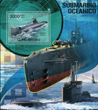 Submarines Stamp British Class H Transportation Souvenir Sheet MNH #5976/Bl.1057