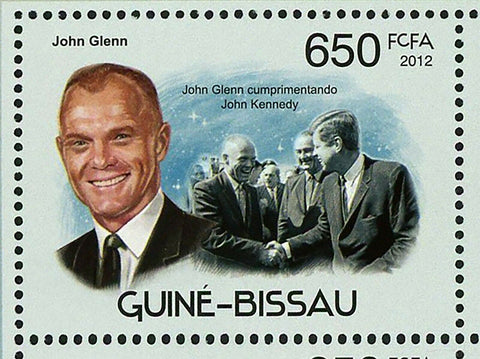 John Glenn Stamp Friendship 7 Astronaut Space John F. Kennedy S/S MNH #5882-5885