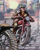 Motorcycles Stamp Scott Squirrel 486 cc Harley Davidson S/S MNH #4384 / Bl.692