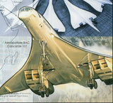 Concorde Stamp First Commercial Flight of Concorde Airplane S/S MNH #4260/Bl.661