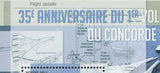 Concorde Stamp First Commercial Flight of Concorde Airplane S/S MNH #4260/Bl.661