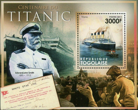 Titanic Stamp Edward John Smith Ship Transportation S/S MNH #4248 / Bl.4248