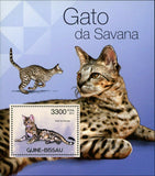 Savannah Cat Stamp Pet Domestic Animal Souvenir Sheet MNH #5936 / Bl.1049
