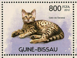Savannah Cat Stamp Pet Domestic Animal Souvenir Sheet MNH #5932-5935