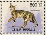 Savannah Cat Stamp Pet Domestic Animal Souvenir Sheet MNH #5932-5935