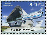 Planes & Airports Stamp Boeing 747-8 Flamborough Souvenir Sheet #5941 / Bl.1050