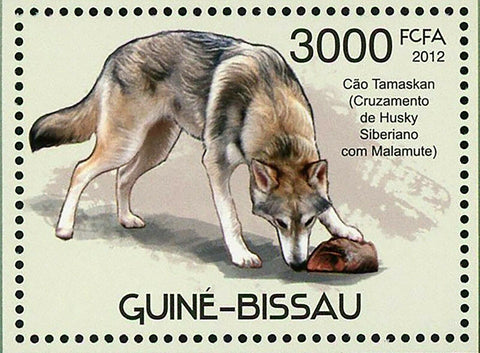 Hybrid Dogs Stamp Tamaskan Eurasier Puggle S/S MNH #5871 / Bl.1036