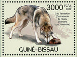 Hybrid Dogs Stamp Tamaskan Eurasier Puggle S/S MNH #5871 / Bl.1036