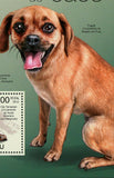 Hybrid Dogs Stamp Tamaskan Eurasier Puggle S/S MNH #5871 / Bl.1036