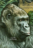 African Mammals Stamp Gorilla Leopard Panthera Pardus S/S MNH #4136 / Bl.635