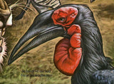 The Serengeti Savanna Ecosystem Stamp Lion Zebra Crow S/S MNH #4225 / Bl.645