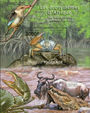 Fauna of Mangroves Forest of South Africa Stamp Crocodile S/S MNH #4223 / Bl.642
