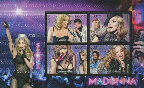 Madonna Stamp Justin Timberlake Britney Spears Lady Gaga S/S MNH #5846-5850