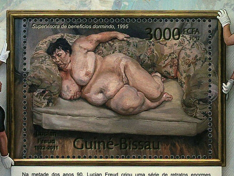 Lucian Freud Stamp Art Paintings Painter Souvenir Sheet MNH #5827 / Bl.1028