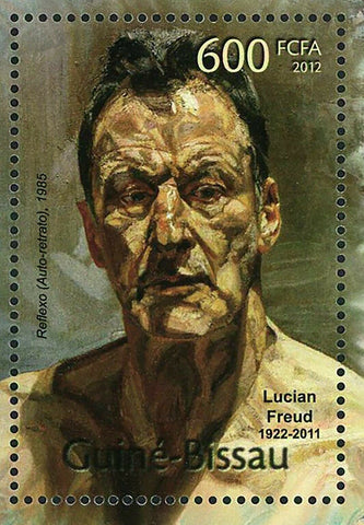 Lucian Freud Stamp Paintings Art Painter Souvenir Sheet MNH #5822-5826
