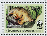 Pangolins Stamp Phataginus Tricuspis Wild Animal S/S MNH #3454-3457