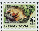 Pangolins Stamp Phataginus Tricuspis Wild Animal Souvenir Sheet MNH #3454-3457