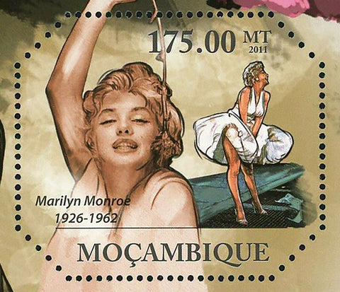 Marilyn Monroe Stamp Cinema Icons of XX Century S/S MNH #4755 / Bl.481