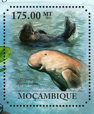 Dugongs Stamps Dugongo Marine Fauna Dugong Dugon S/S MNH #5000 / Bl.516