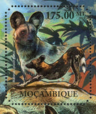 African Wild Dogs Stamp Lycaon Pictus Souvenir Sheet MNH #5028 / Bl.520