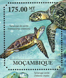 Turtles Stamp Eretmochelys Imbricata Chelonia Mydas S/S MNH #4853 / Bl.495