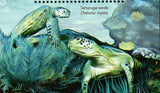 Turtles Stamp Eretmochelys Imbricata Chelonia Mydas S/S MNH #4853 / Bl.495