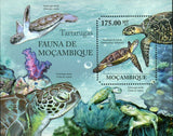 Turtles Stamp Eretmochelys Imbricata Chelonia Mydas S/S MNH #4853 / Bl.495