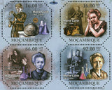 Marie Curie Stamp Scientist XX Century Chemistry Prize S/S MNH # 4672-4675