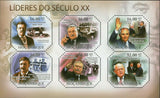 Theodore Roosevelt Stamp Mikhail Gorbachev Lech Walesa S/S MNH #4819-4824