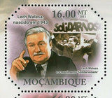 Theodore Roosevelt Stamp Mikhail Gorbachev Lech Walesa S/S MNH #4819-4824