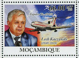 Lech Kaczyński Stamp Maria Kaczyńska Tupolev Tu-154M S/S MNH #4245-4248