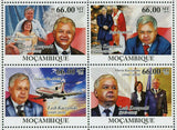 Lech Kaczyński Stamp Maria Kaczyńska Tupolev Tu-154M S/S MNH #4245-4248