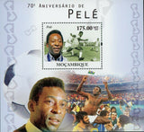 Pele Stamp Soccer Sport Brazil Team Historical Figure S/S MNH #4157 / Bl.385