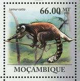 Lemurs Stamp Lemur Catta Wild Animal Souvenir Sheet MNH #4415-4420