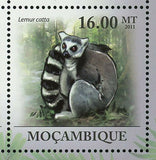 Lemurs Stamp Lemur Catta Wild Animal Souvenir Sheet MNH #4415-4420